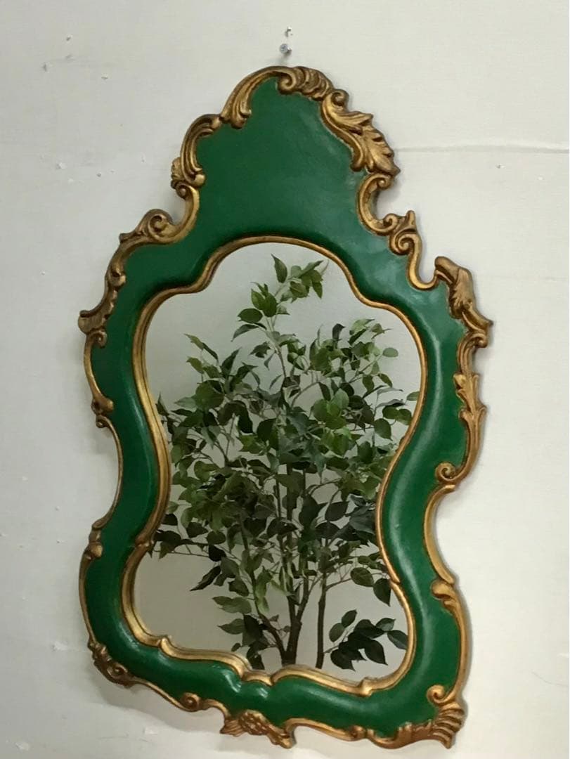 MERU☆管865☆イタリア製☆アンティーク☆壁掛け☆ウォールミラー☆鏡