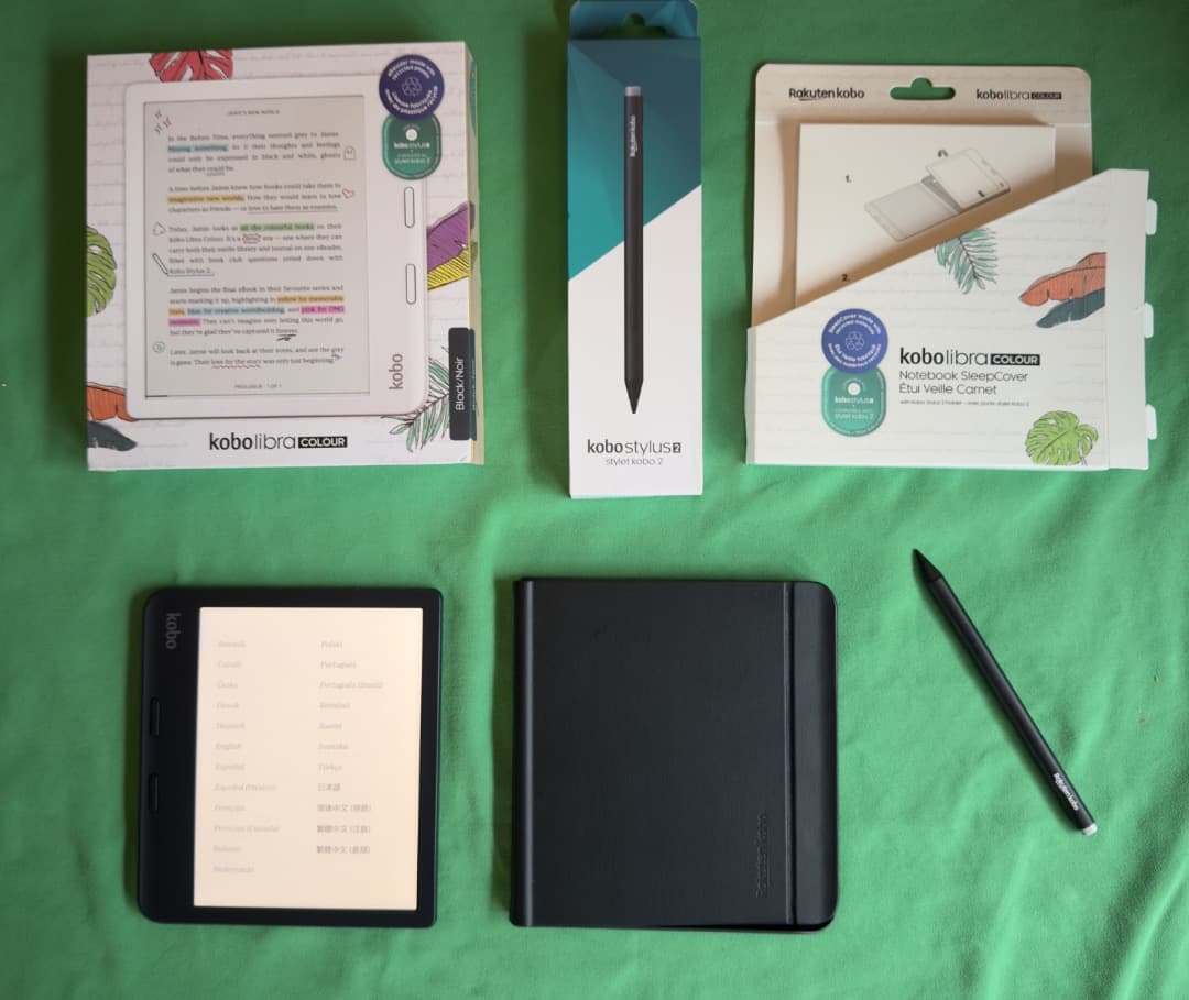 Kobo Libra 2 Colour タブレット + ケース & ペン
