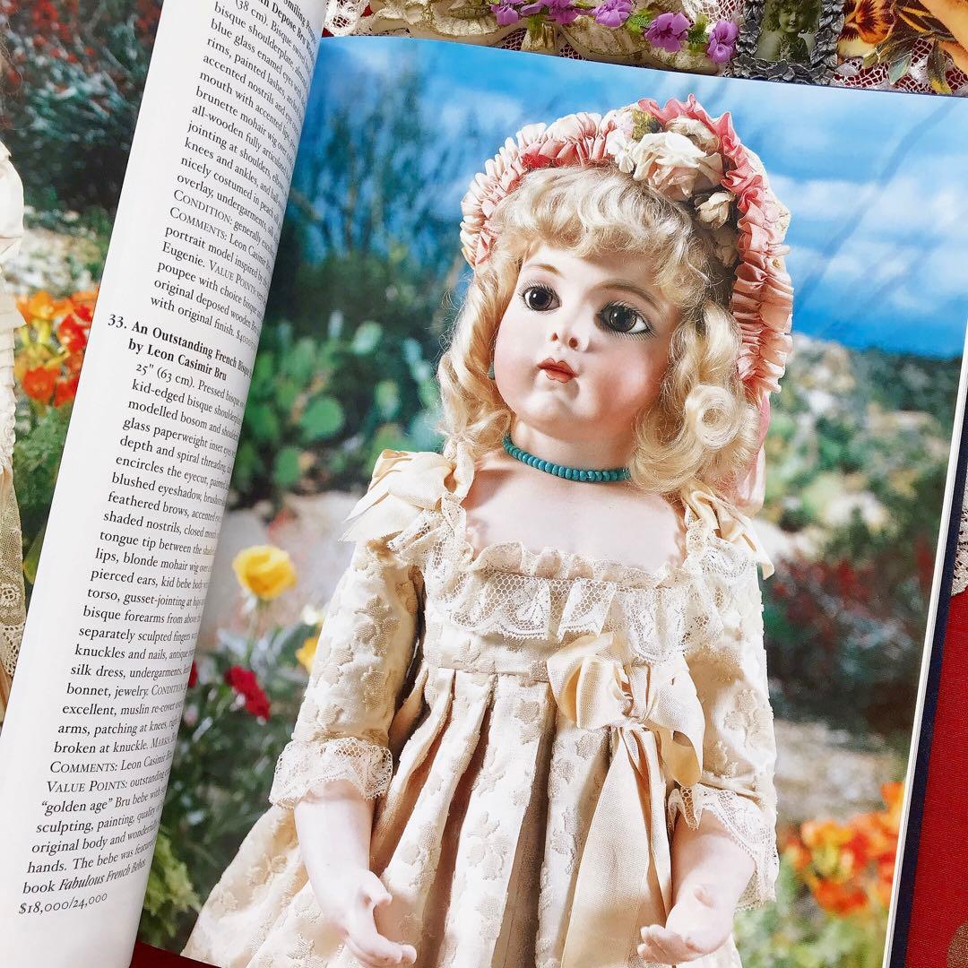 アンティークビスクドール 美麗人形洋書♡ブリュ ジュモー A.T ミニョネット