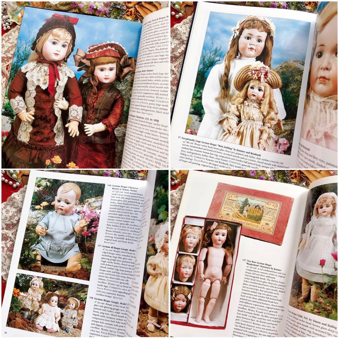 アンティークビスクドール 美麗人形洋書♡ブリュ ジュモー A.T ミニョネット