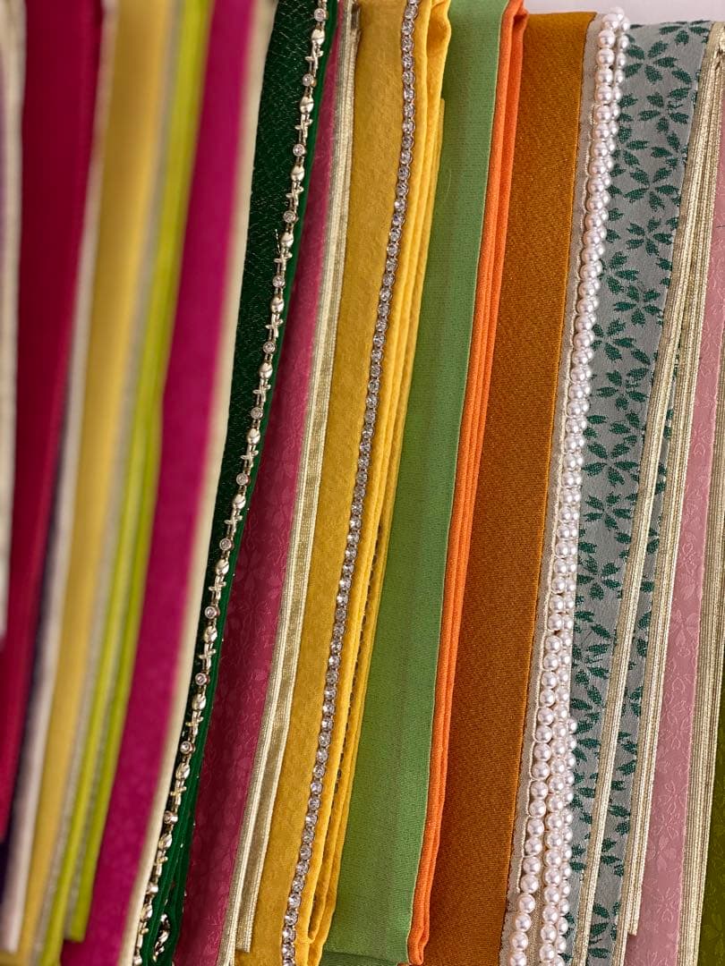 【在庫一掃60枚セット】重ね襟　重ね衿　振袖用　訪問着用　正絹　A