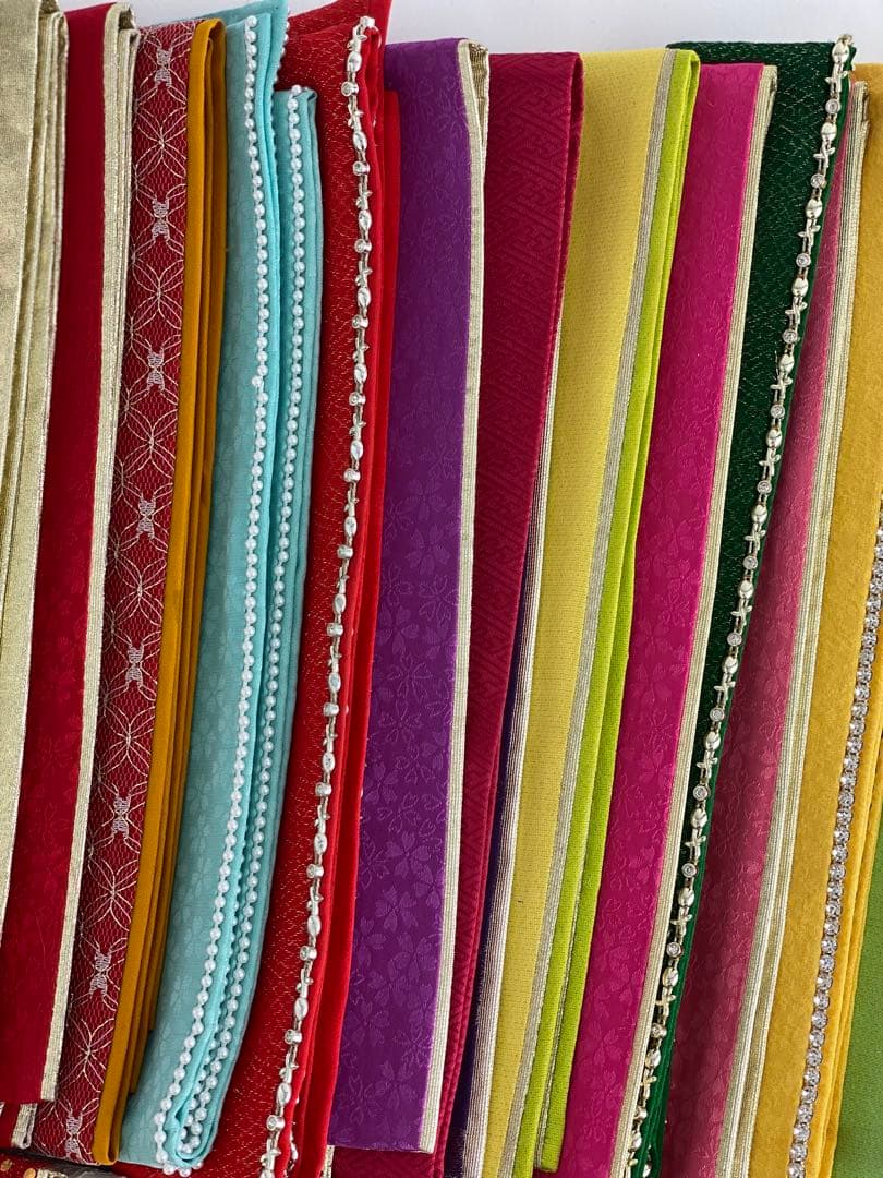 【在庫一掃60枚セット】重ね襟　重ね衿　振袖用　訪問着用　正絹　A