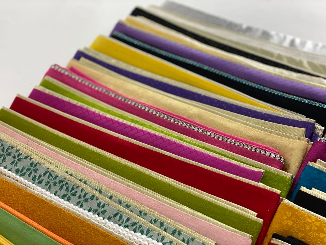 【在庫一掃60枚セット】重ね襟　重ね衿　振袖用　訪問着用　正絹　A