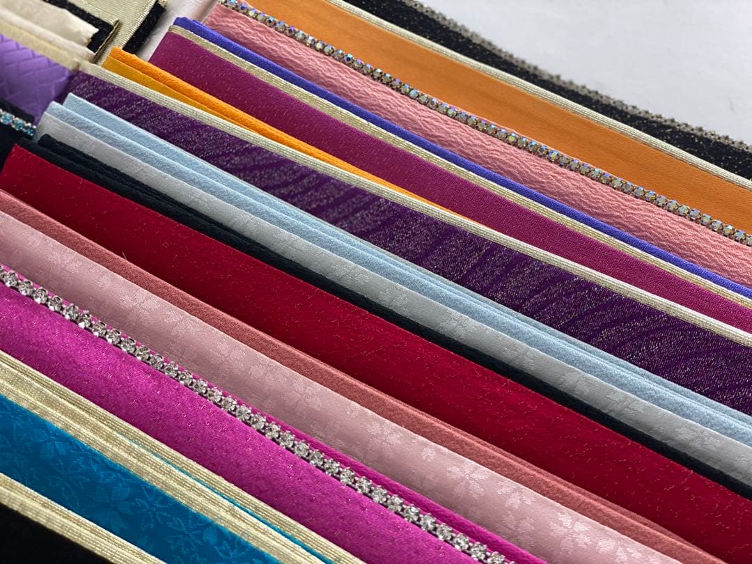 【在庫一掃60枚セット】重ね襟　重ね衿　振袖用　訪問着用　正絹　A