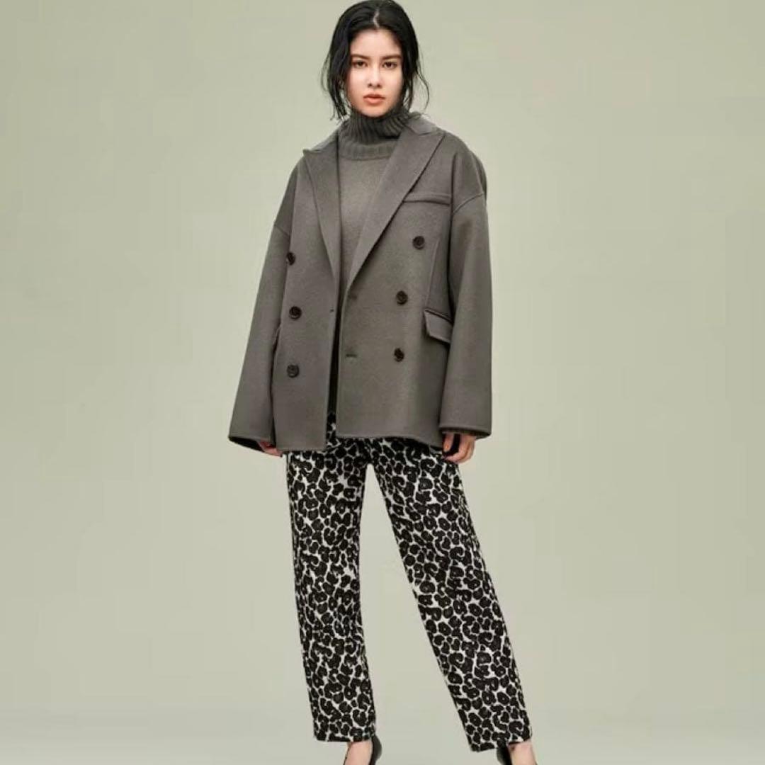 最終✴︎美品✴︎金子綾×uncrave WHITE リバージャケット　ピーコート