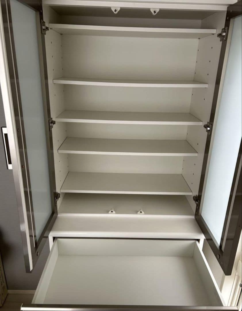 ニトリ 食器棚 ポスティア 80DB WH　リガーレ　レジューム