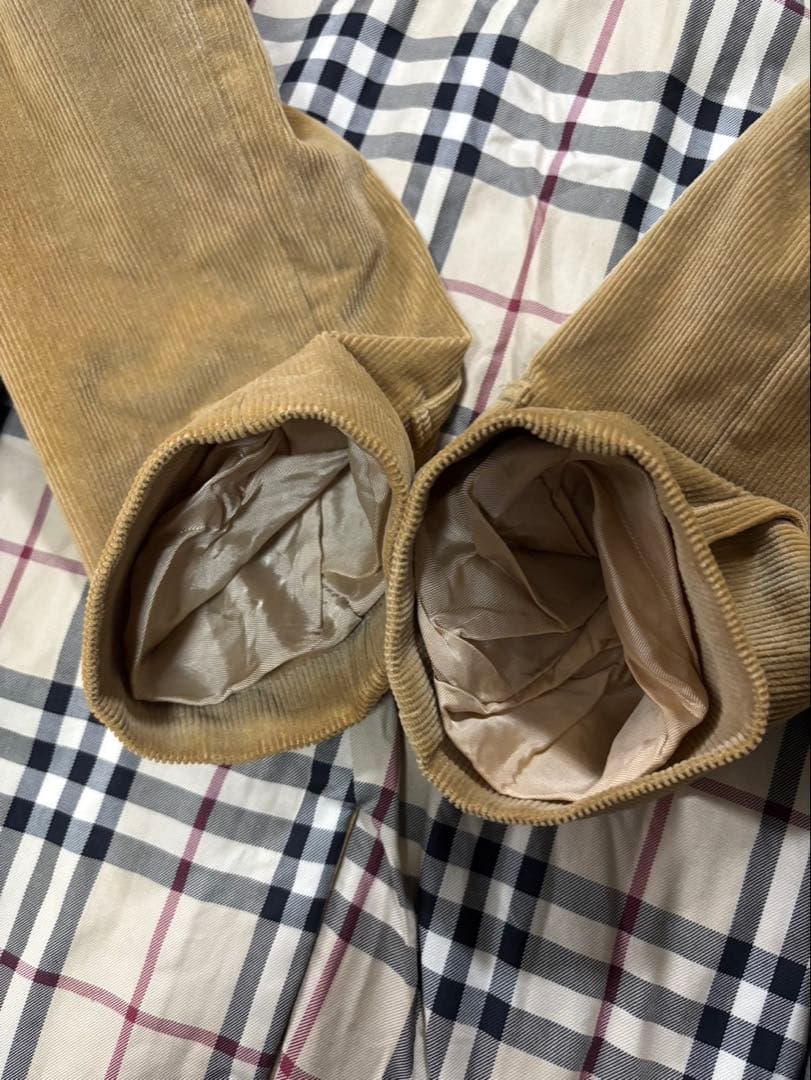 BURBERRY バーバリー　コーデュロイ　ダブルブレストコート　ヴィンテージ