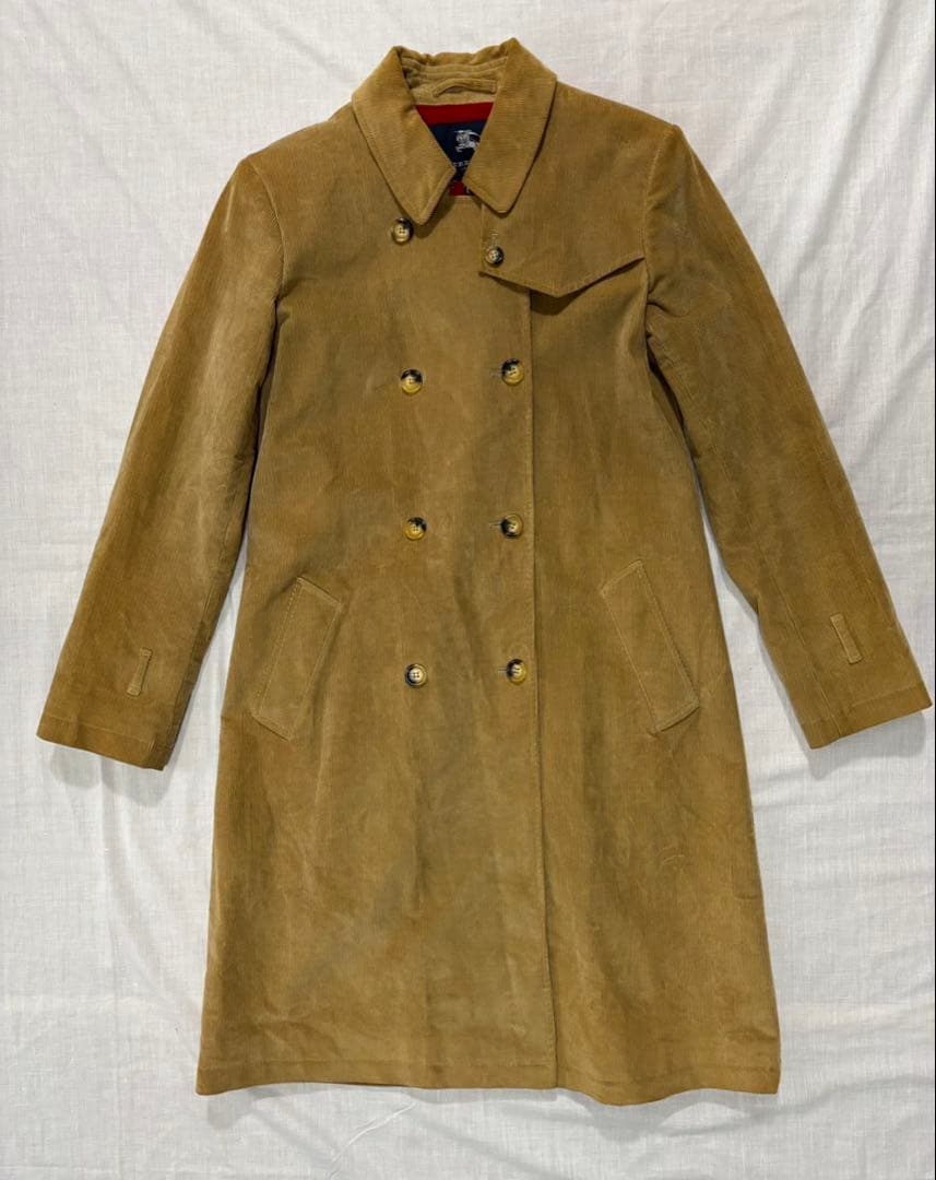 BURBERRY バーバリー　コーデュロイ　ダブルブレストコート　ヴィンテージ