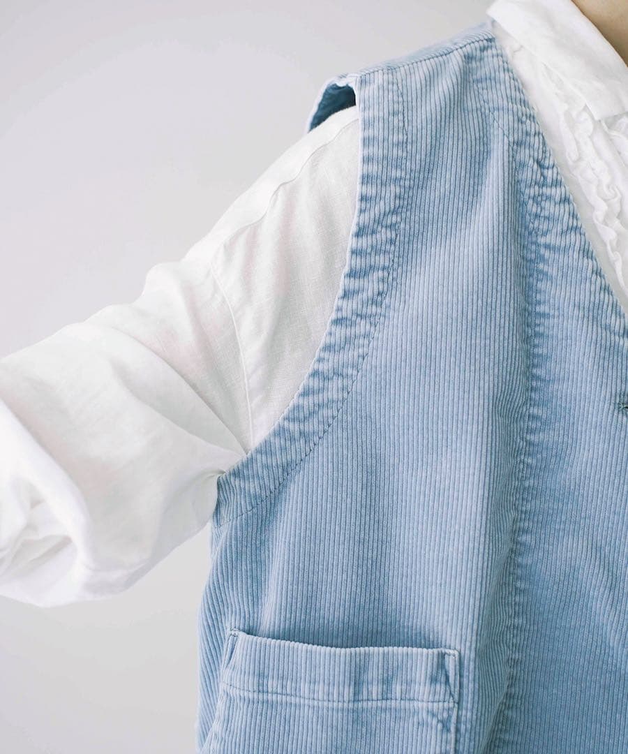 今季　ネストローブ　コーデュロイベストfofofofa オールドマンズテーラー