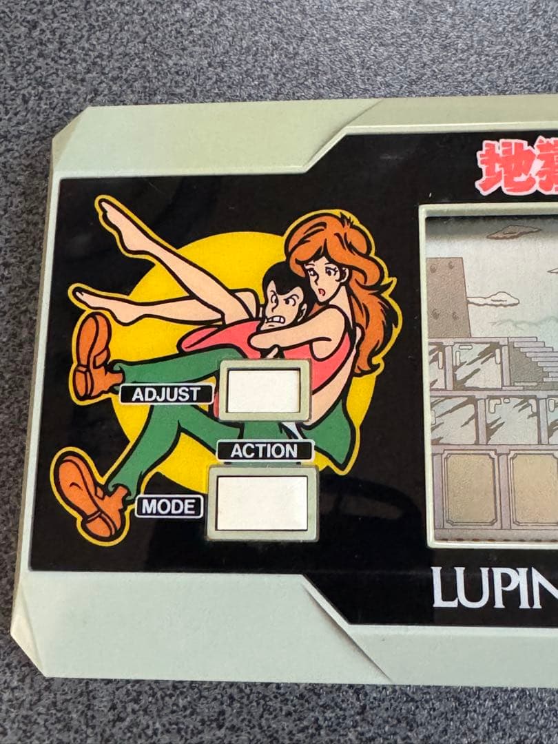 エポック社　ルパン三世　地獄の救出作戦　げーむウォッチ　モンキーパンチ
