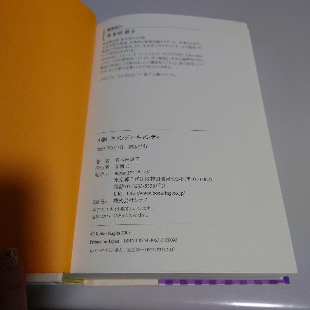 【初版！新装版第一刷発行・美品】小説キャンディ・キャンディ