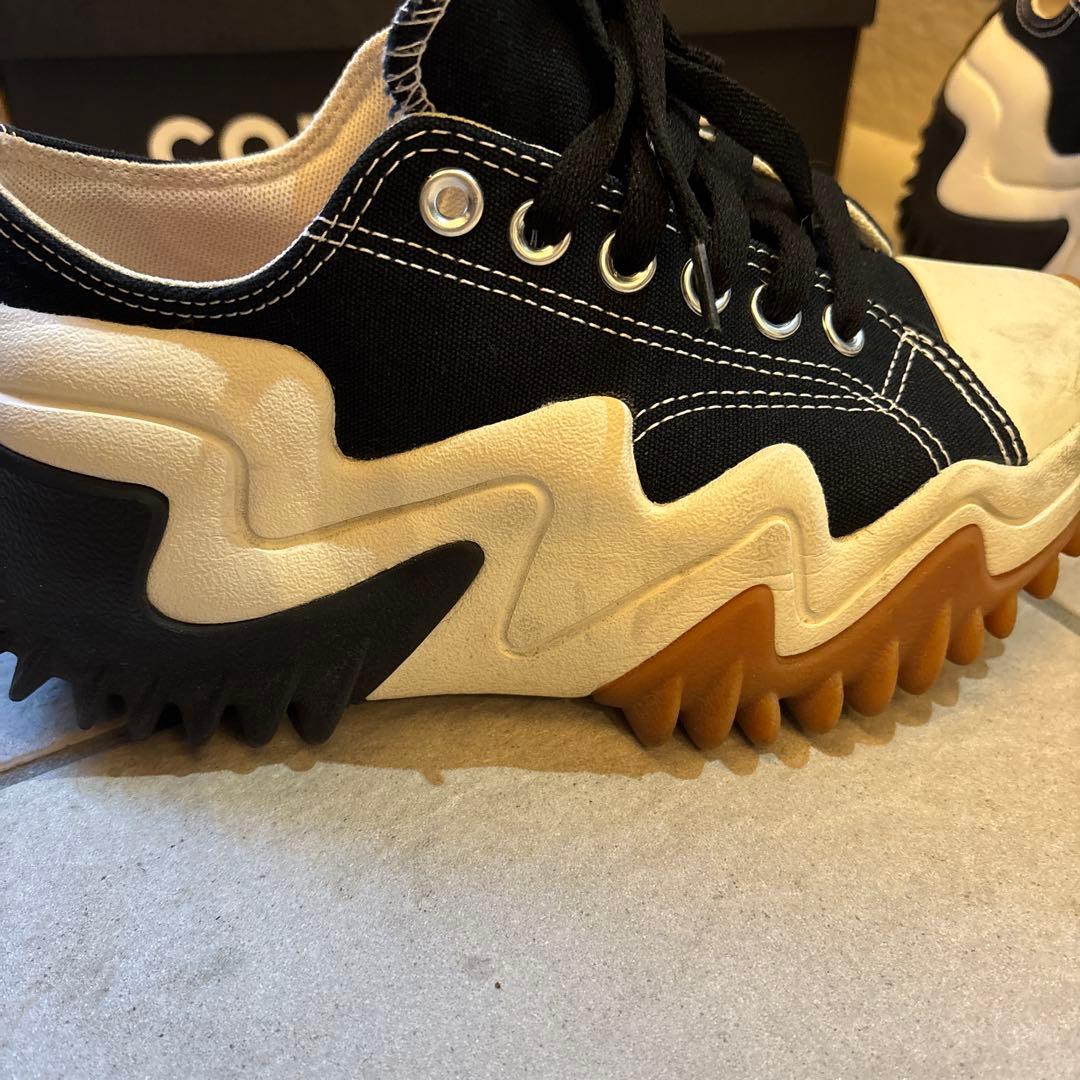 コンバースランスターモーション　ローカット黒22.5センチ