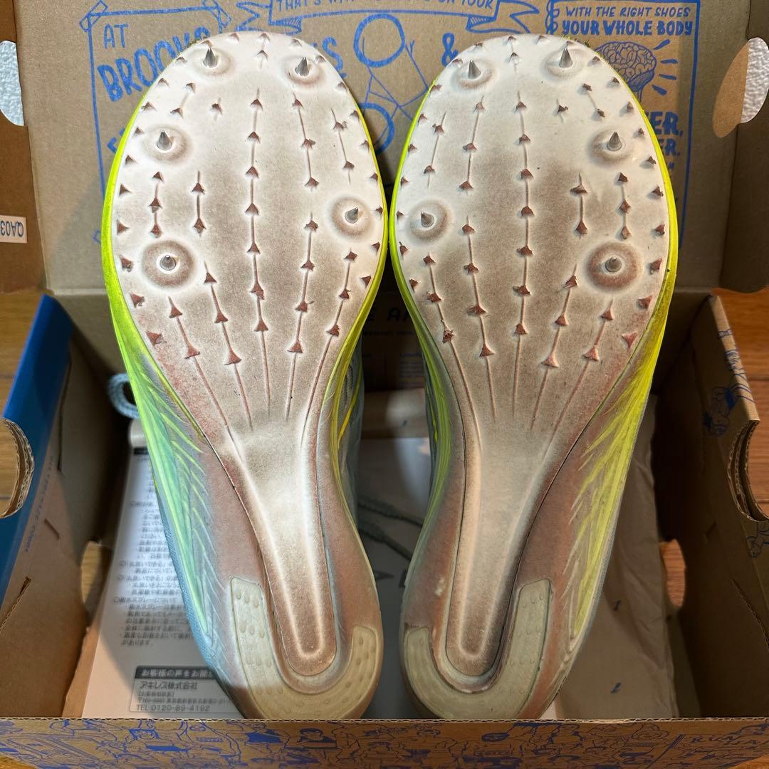BROOKS Wire 8（ワイヤー8） 陸上スパイク 長距離用 25.5cm