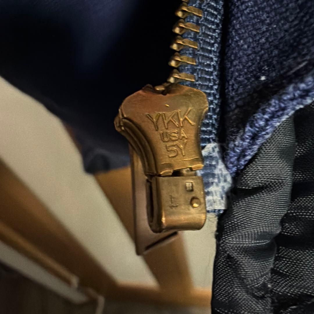 Hana 90s carhartt duck vest navy 腰ゴム