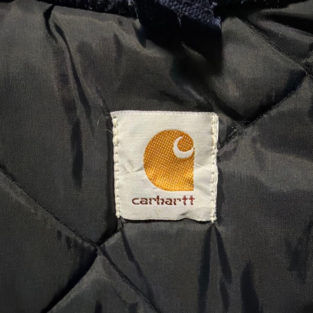 Hana 90s carhartt duck vest navy 腰ゴム