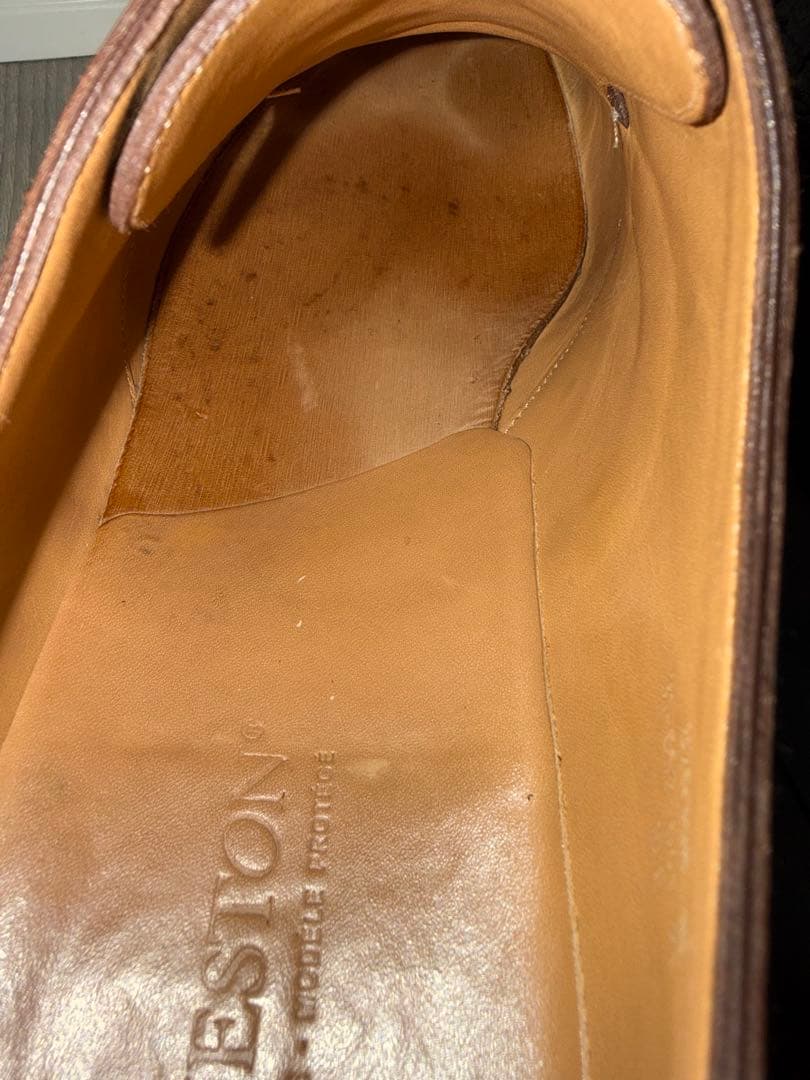 J.M. WESTON ゴルフ 10E ブラウン 純正箱付 ジェイエムウエストン