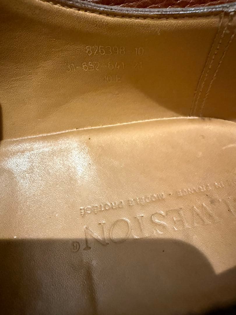 J.M. WESTON ゴルフ 10E ブラウン 純正箱付 ジェイエムウエストン