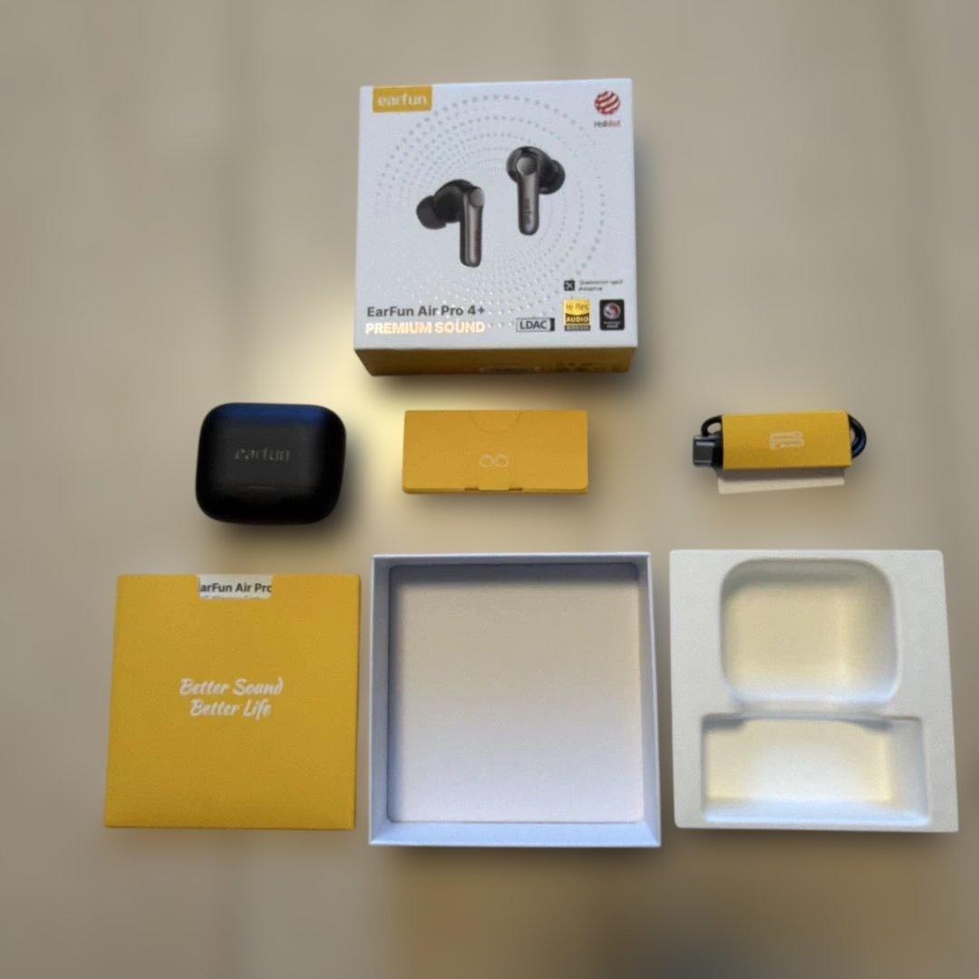 【ほぼ未使用】EarFun Air Pro 4+ ワイヤレスイヤホン