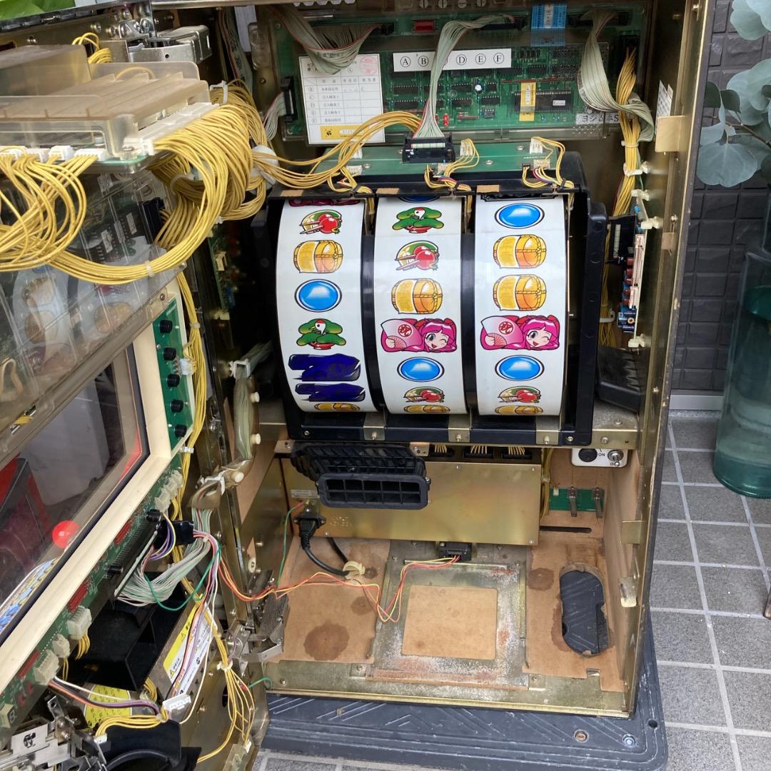 パーマン２号様スロット台 鍵あり 吉宗 初代 姫パネル 不要機 動作OK