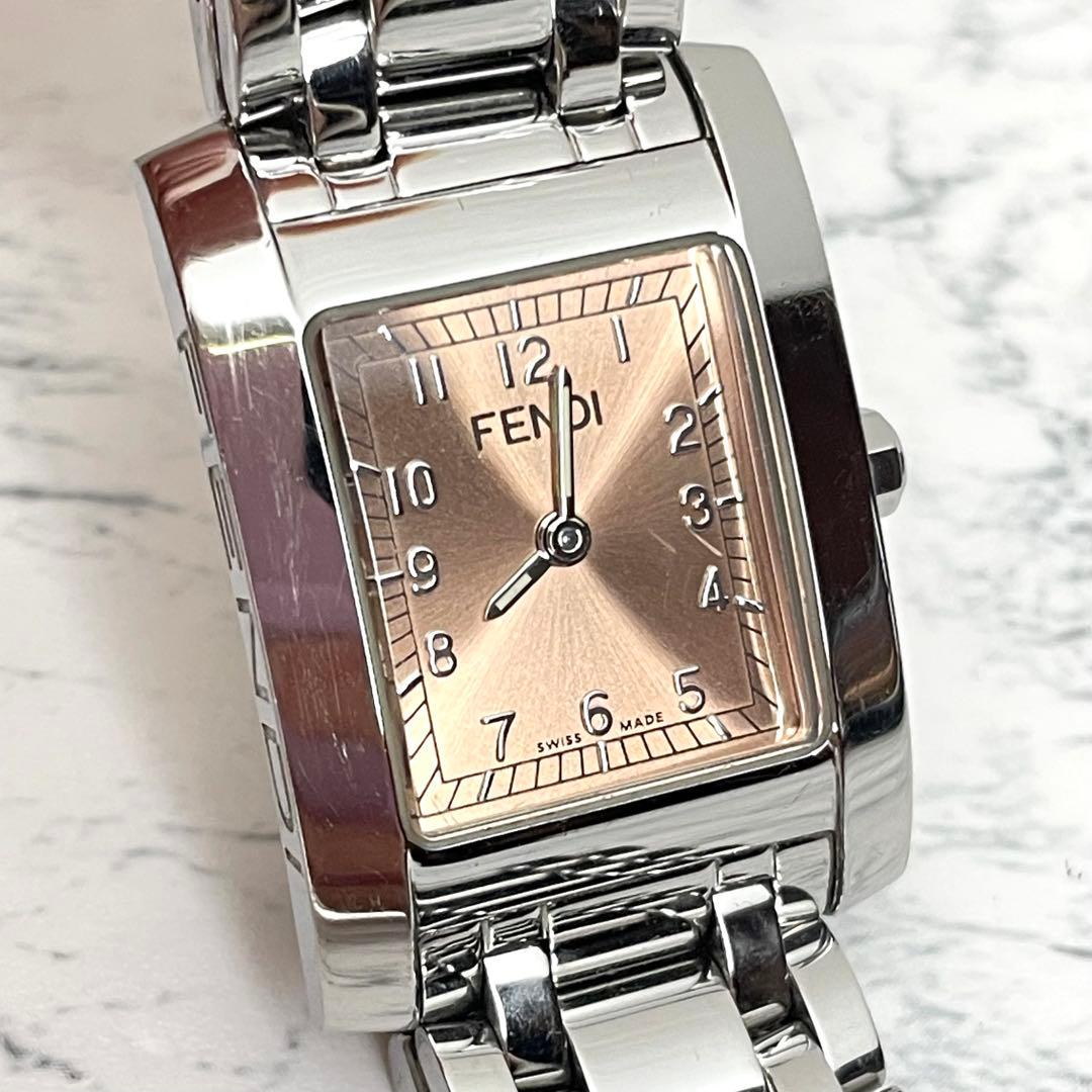 【ジャンク品】FENDI 腕時計 シルバー