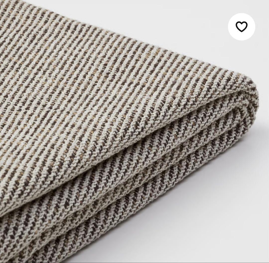 IKEA三人掛けソファカバー/ソーデルハムン /ヴィーアルプ ベージュ/ブラウン