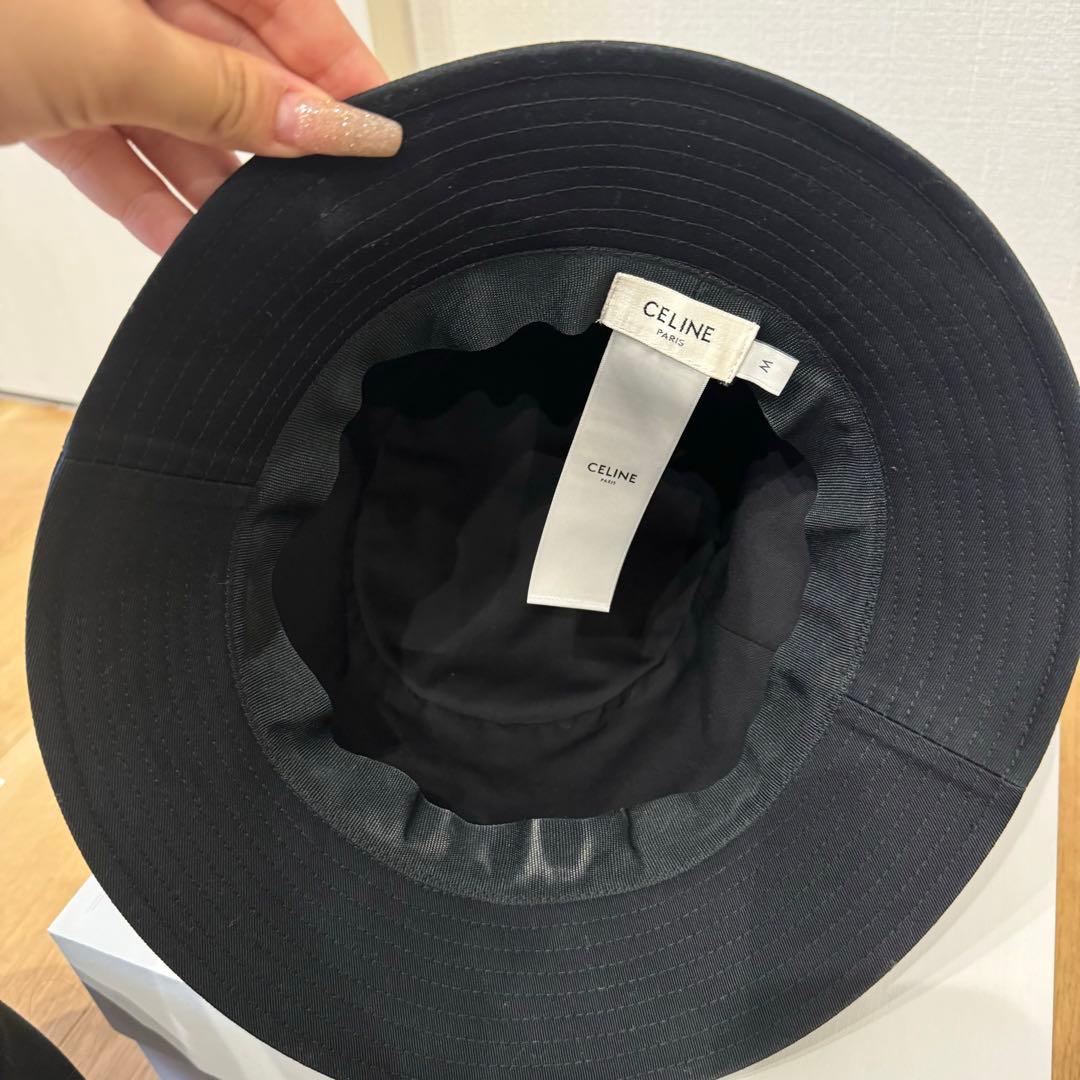 CELINEバケットハット 黒