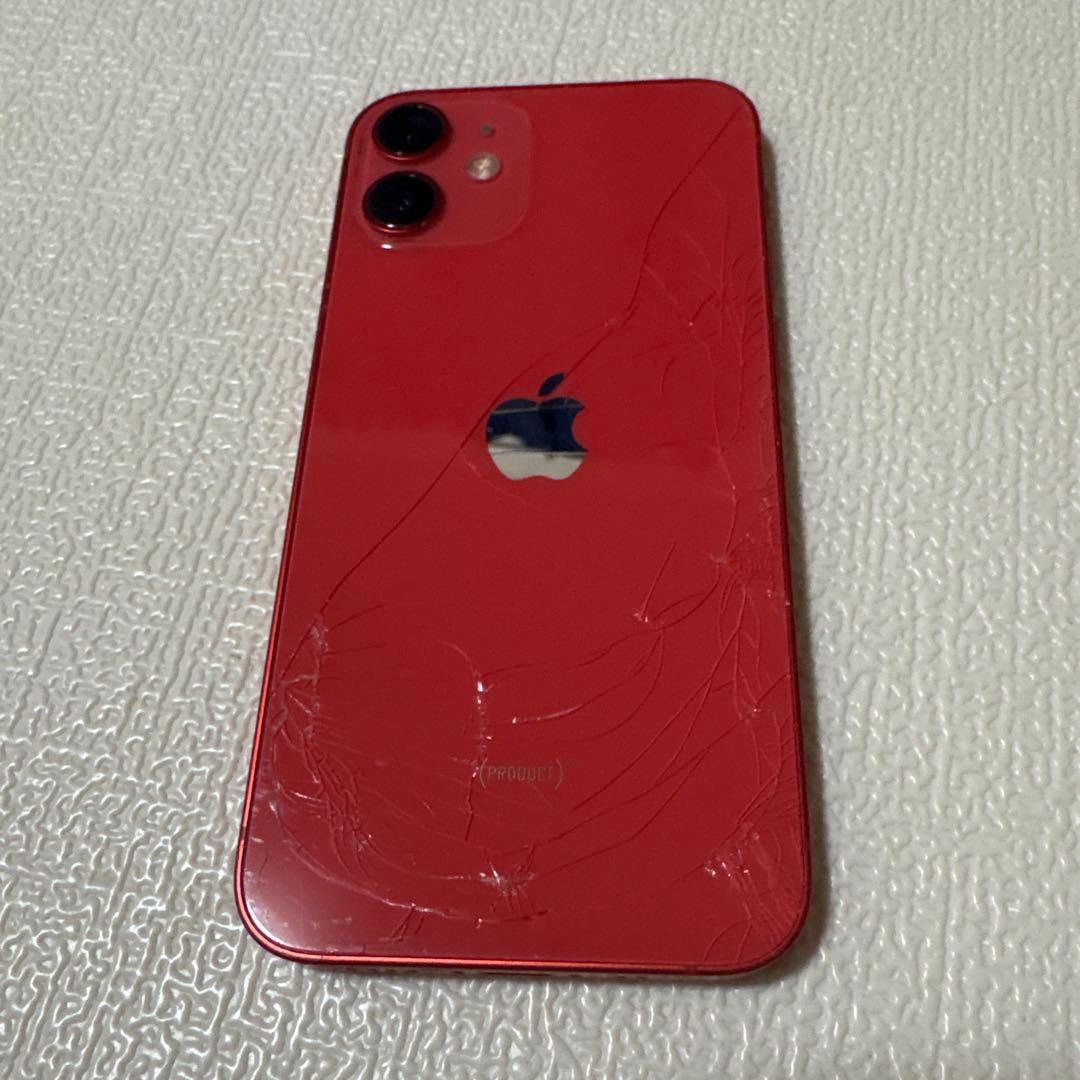 に*く様 Apple iPhone 12 miniレッド本体