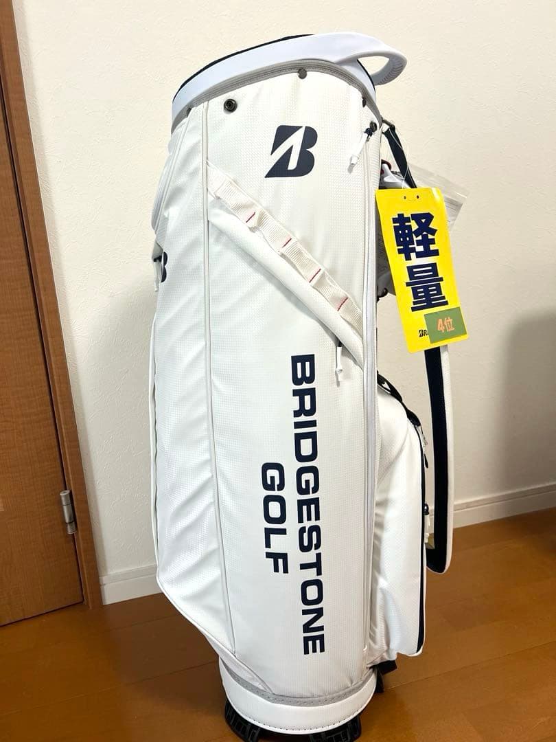 BRIDGESTONE GOLF 軽量 ゴルフバッグ ホワイト　CBG113