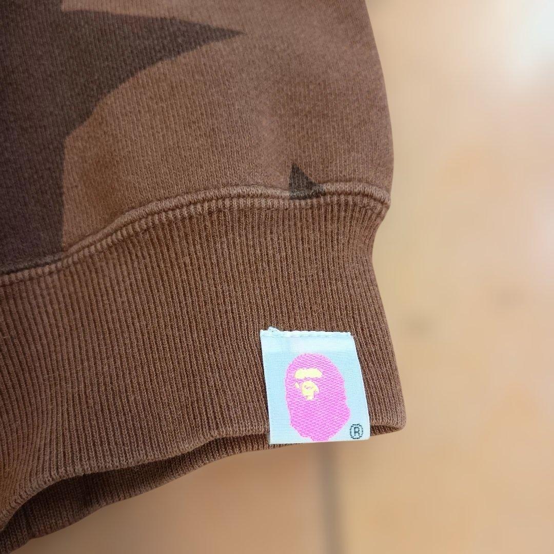 BAPE スターパーカー ブラウン