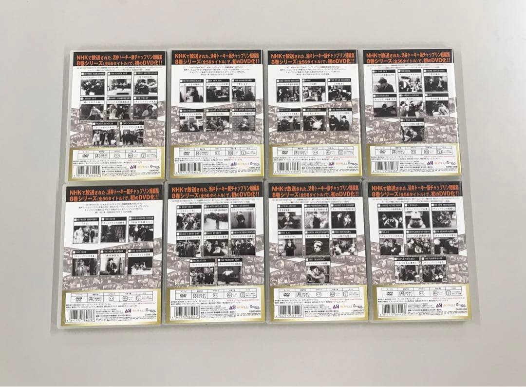 チャールズ・チャップリン　コメディーフィルムズ　8巻セット