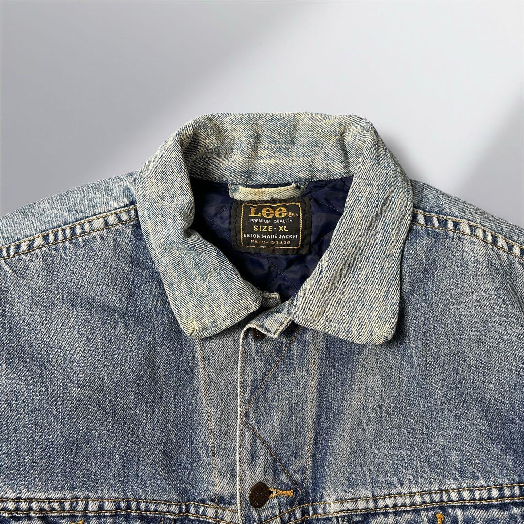 90s Lee 中綿入り デニムジャケット ライナージャケット XLユーロ古着