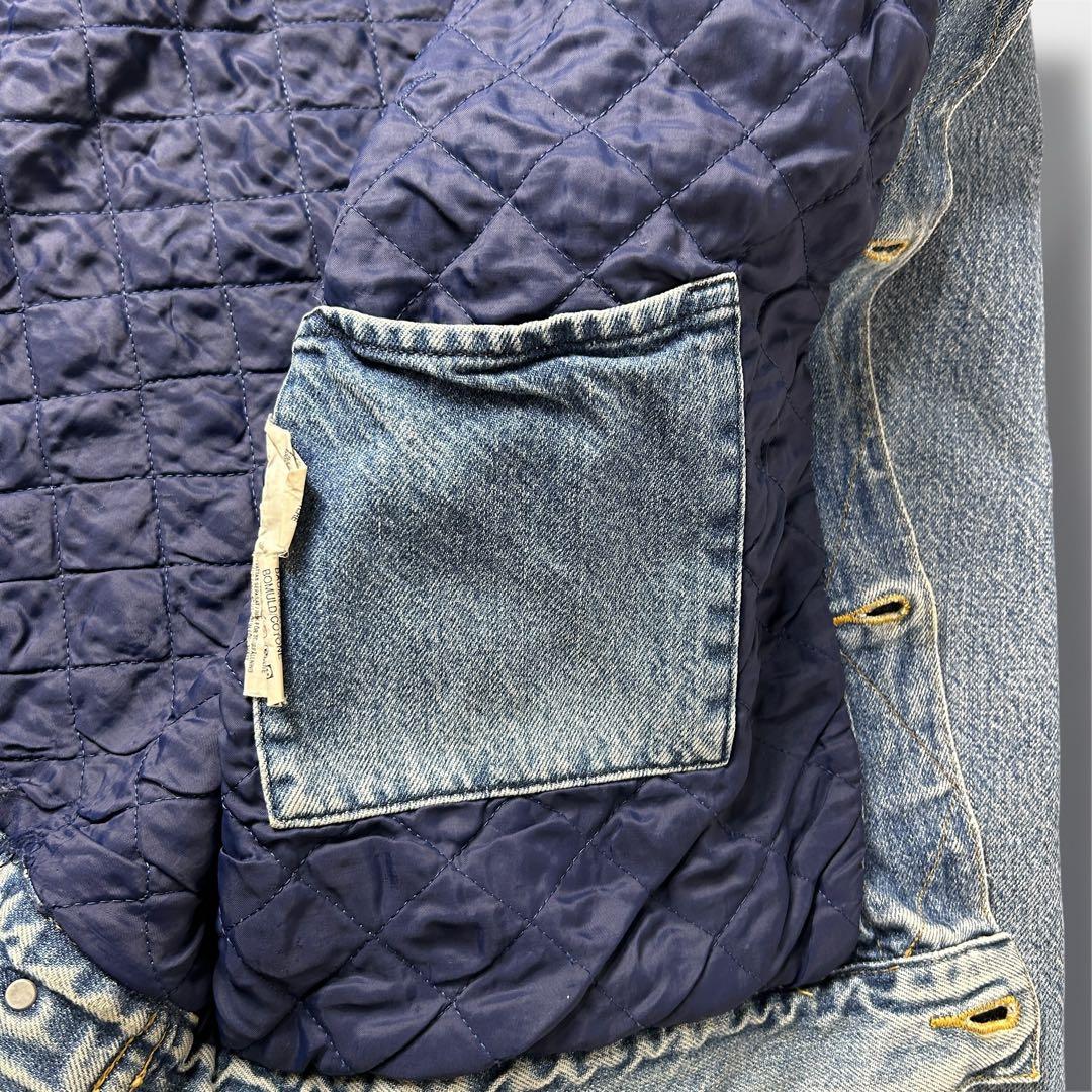 90s Lee 中綿入り デニムジャケット ライナージャケット XLユーロ古着