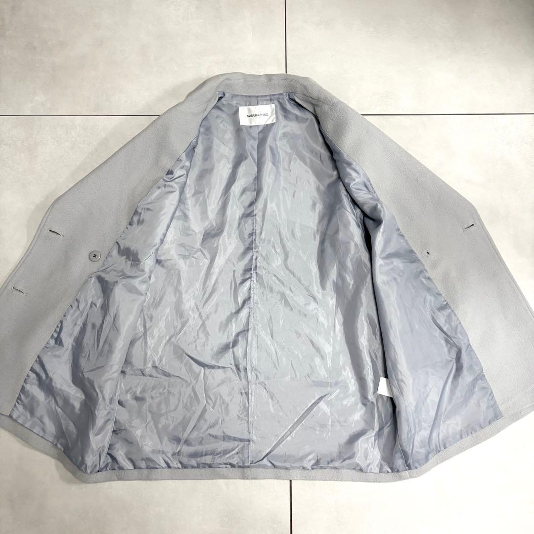 美品✨ナチュラルビューティー　2024　ダブルブレストフォルムミドルコート　M