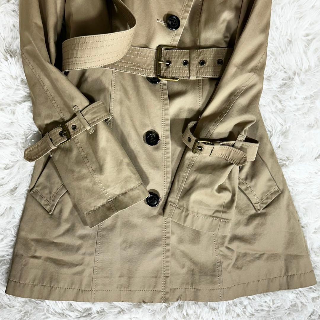 良品✨《バーバリーブルーレーベル》ライナー付きトレンチコート チェック ベルト