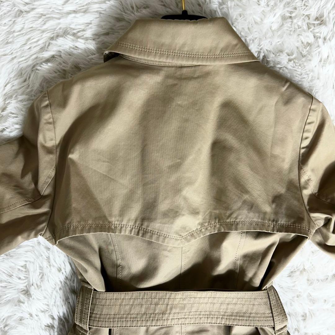 良品✨《バーバリーブルーレーベル》ライナー付きトレンチコート チェック ベルト