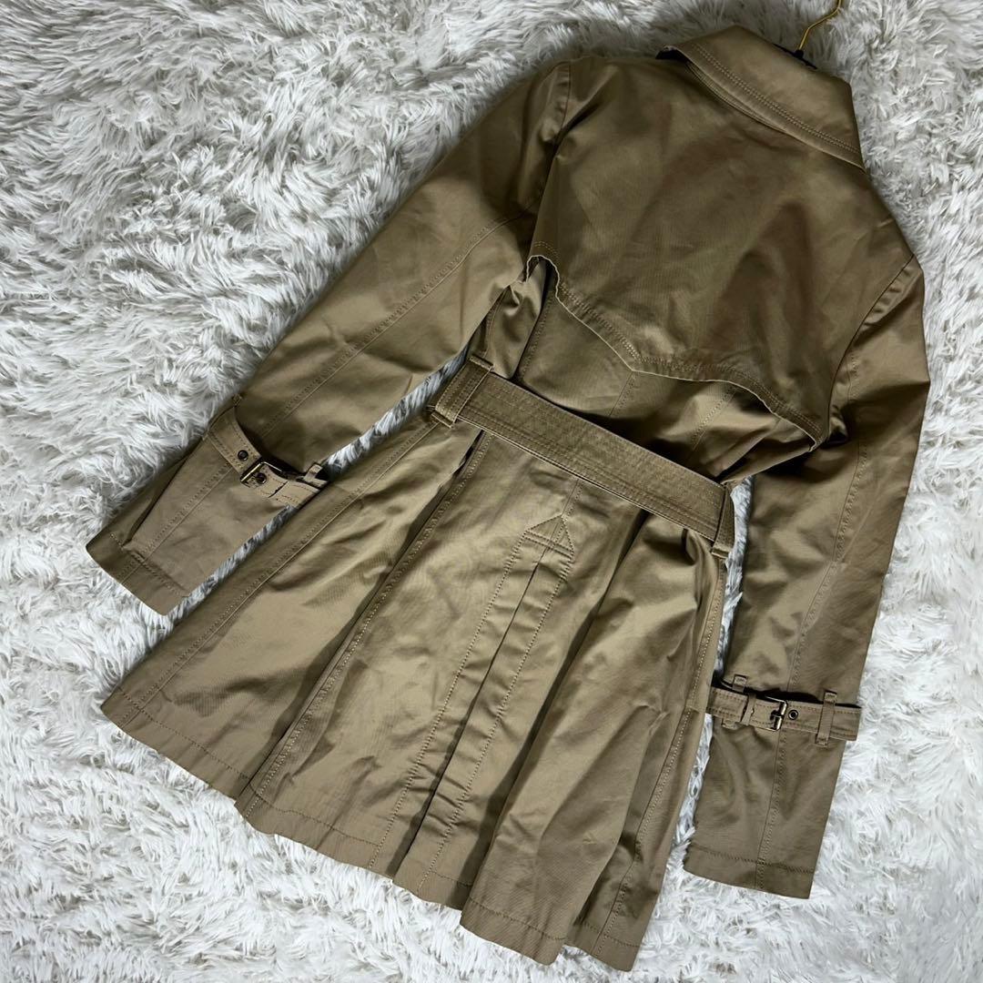 良品✨《バーバリーブルーレーベル》ライナー付きトレンチコート チェック ベルト