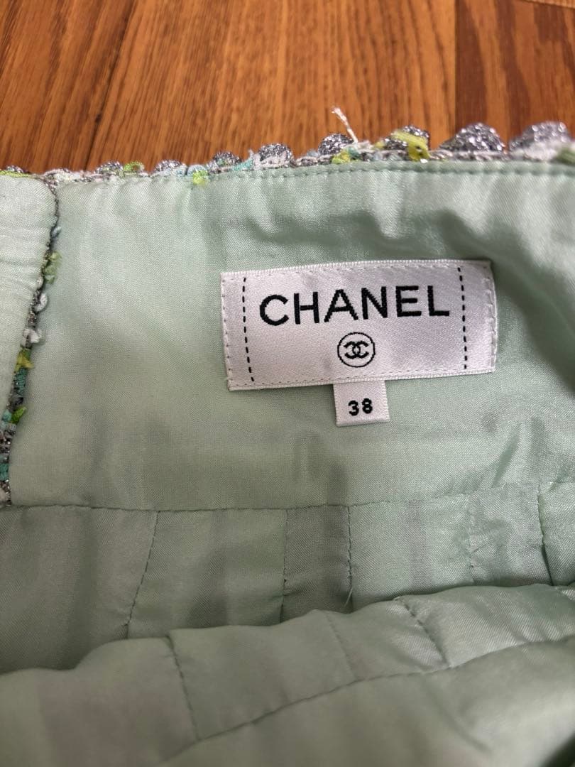 CHANELツイードスカート