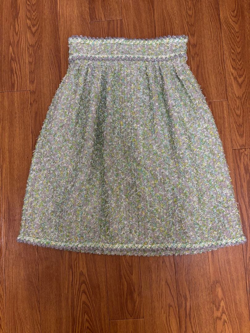 CHANELツイードスカート