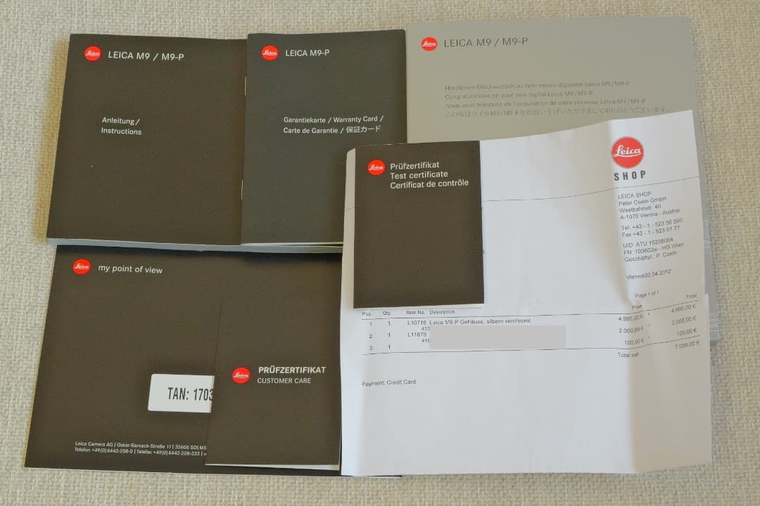 Leica M9-P シャッター3300回台 CCD ID 15 シルバー