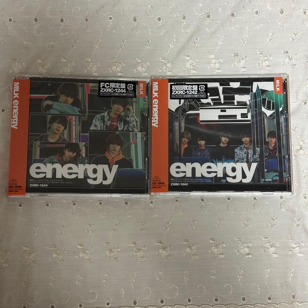 M!LK energy FC限定盤 初回限定盤 2点セット