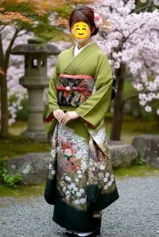 小柄さんの為のお仕立て　振袖フルセット　美品　華やか　丈151 裄66