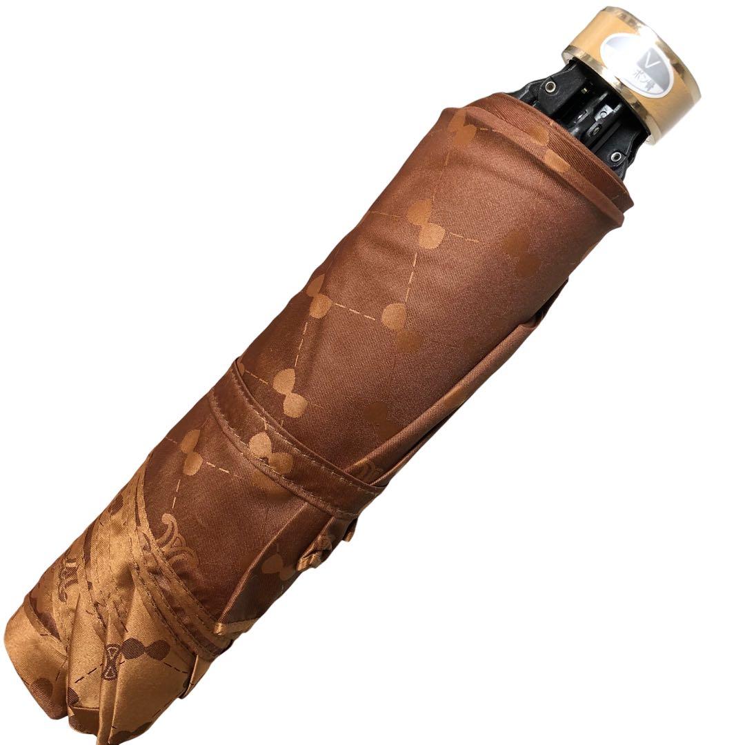 【タグ付き未使用】セリーヌ CELINE 折りたたみ傘 ブラウン 総柄