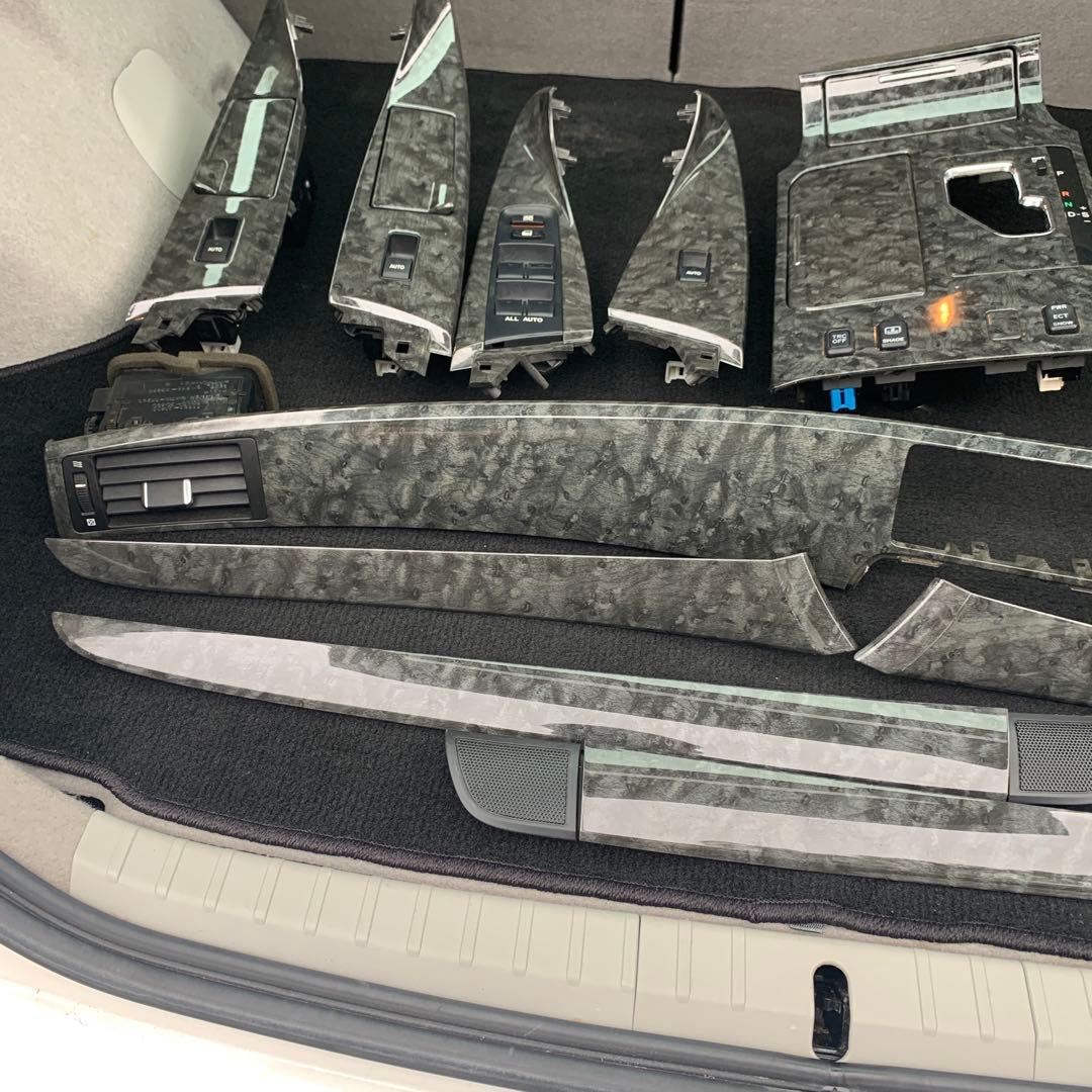 トヨタ　18クラウン　純正インパネセットスイッチ付 グレー　動作確認済み 中古品