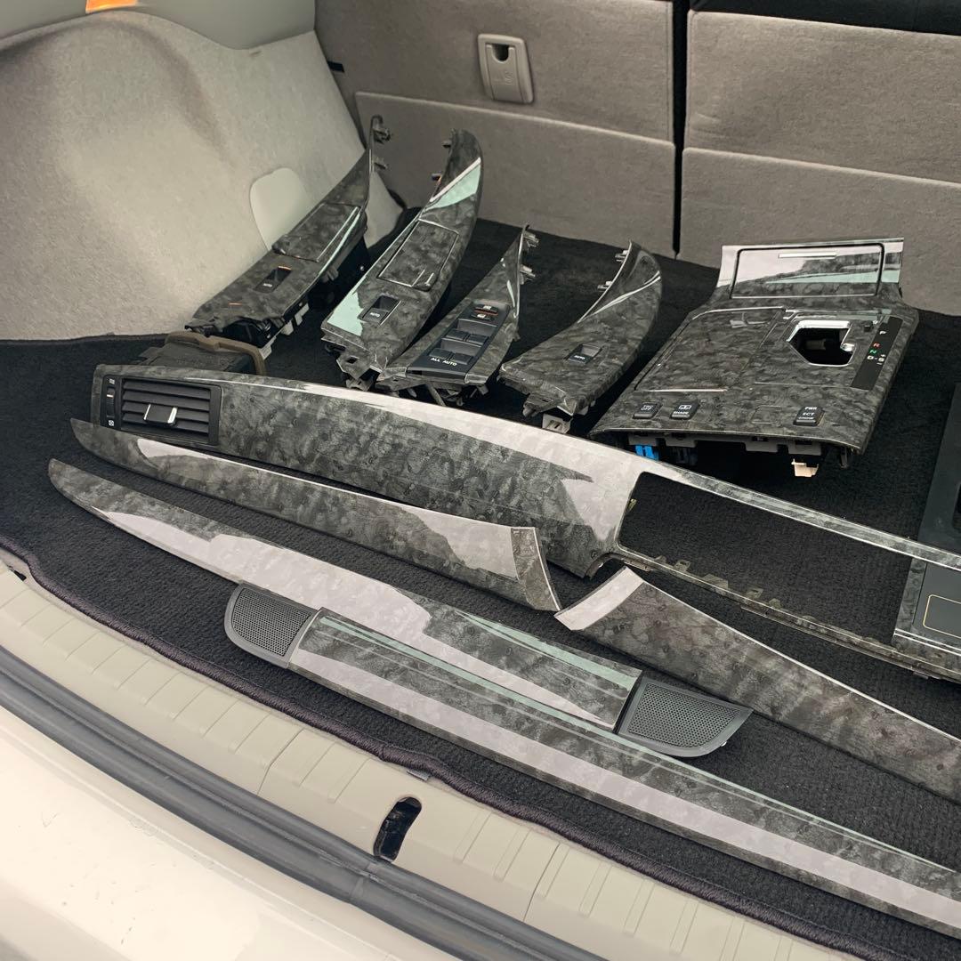 トヨタ　18クラウン　純正インパネセットスイッチ付 グレー　動作確認済み 中古品