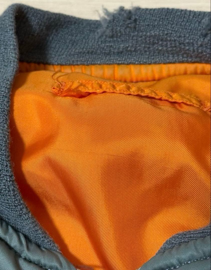 70s 実物 米軍 MA-1 アルファ社 SCOVILL M フライトジャケット