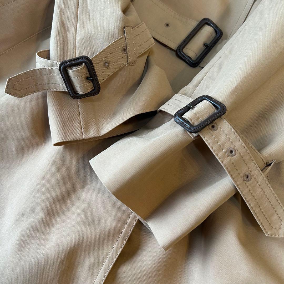 極美品　23区 中村アンさん着用ハイツイストコットンツイル トレンチコート　44