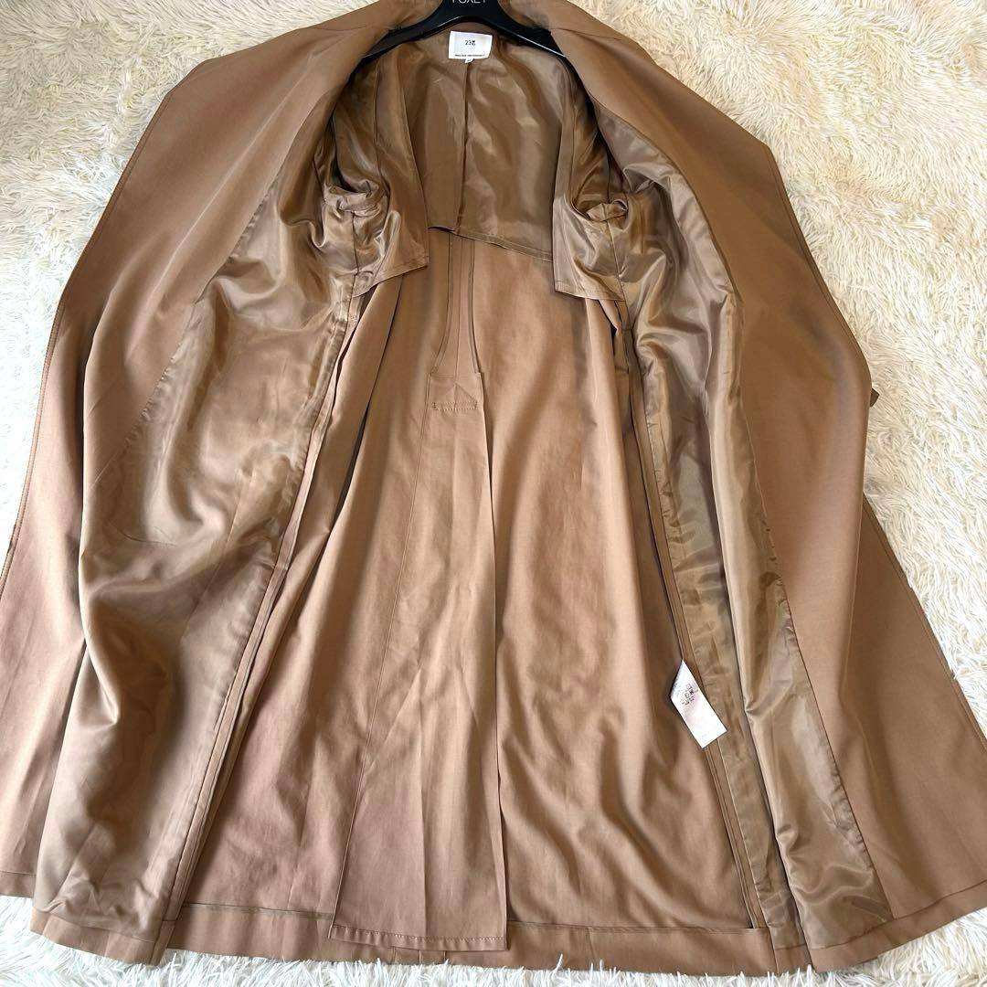 極美品　23区 中村アンさん着用ハイツイストコットンツイル トレンチコート　44