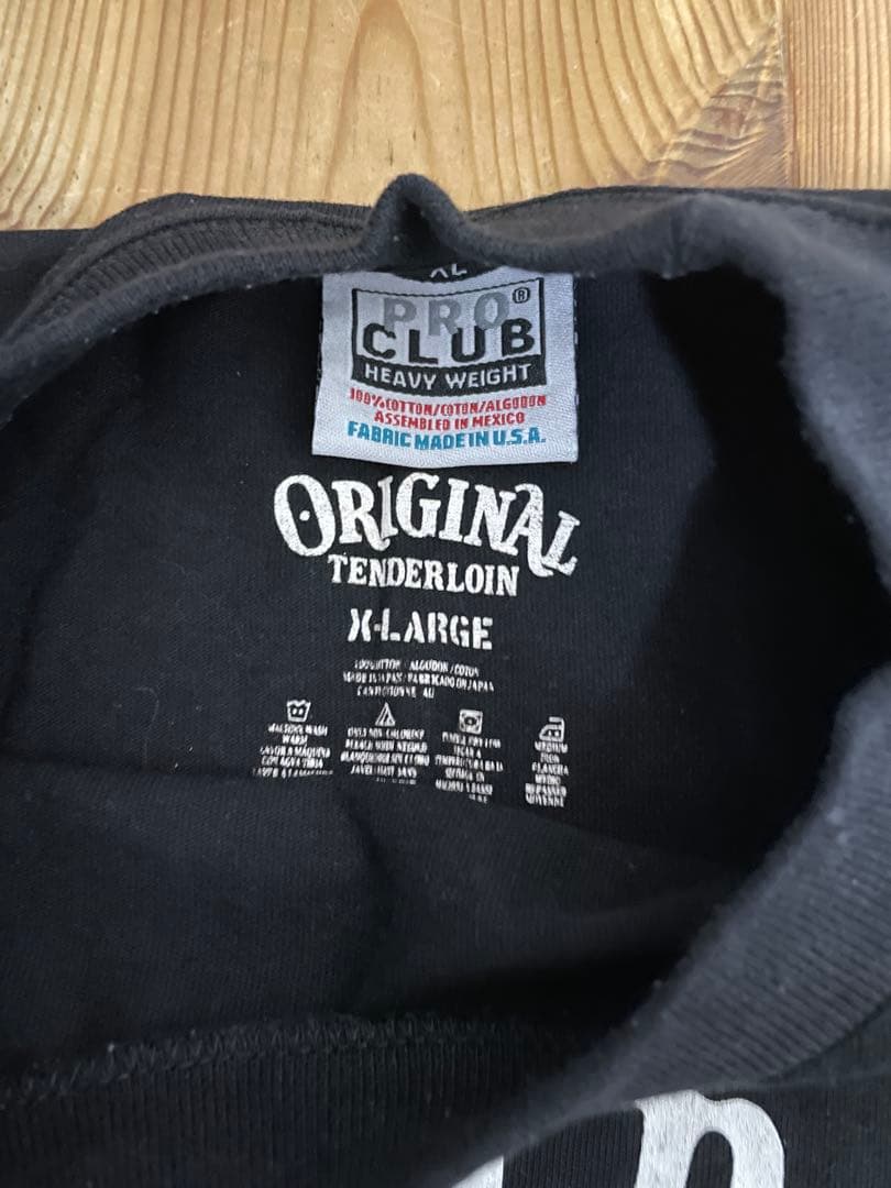 XL テンダーロイン ロングスリーブ ブラック