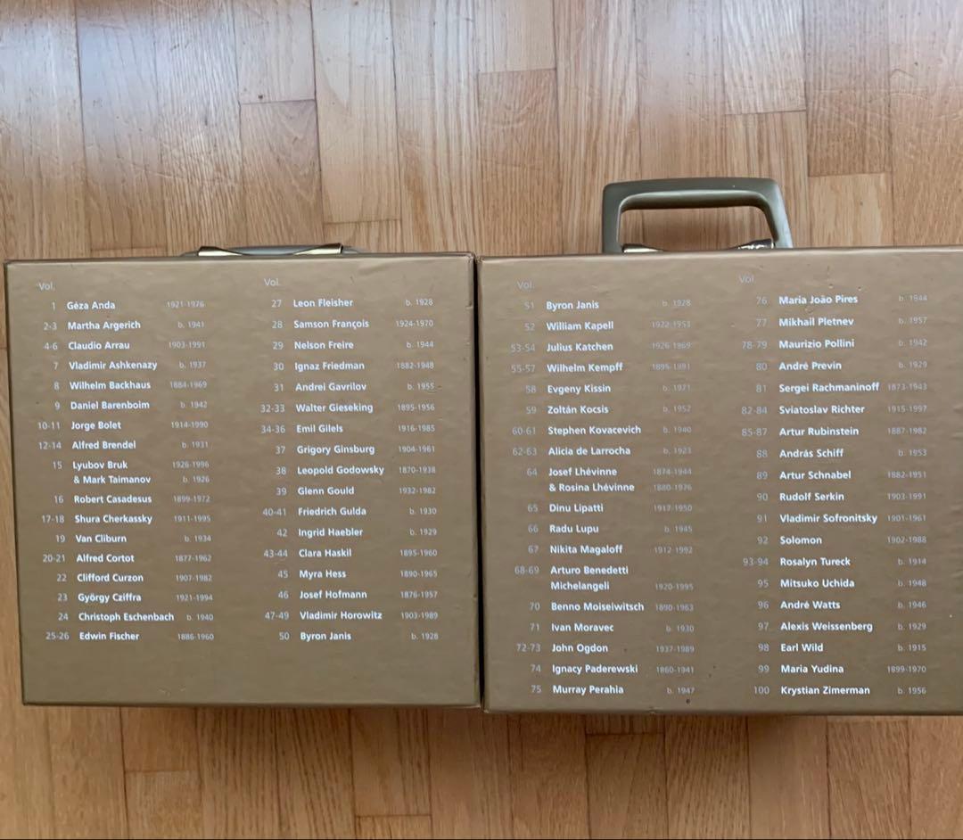 20世紀の偉大なるピアニストたち 全200枚 CDボックスセット