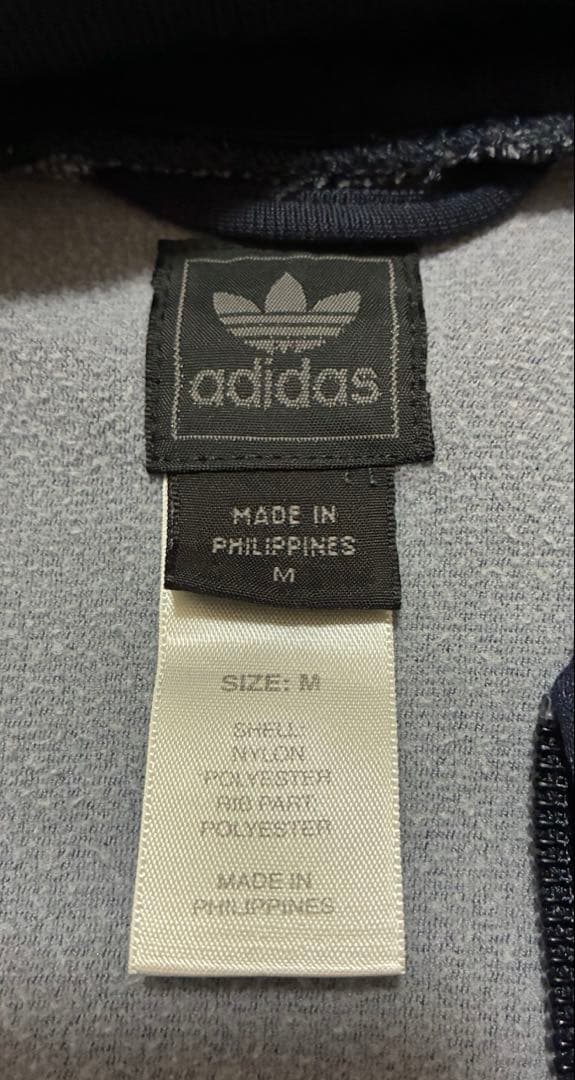 adidas atp トラックジャケット　ジャージ　90s 刺繍ロゴ　ネイビー